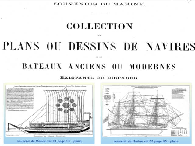 Souvenirs de marine - 90 drawings - Vol. I-II 