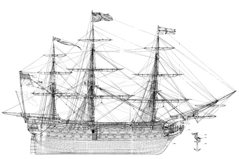 Plans of Tall Ships Models