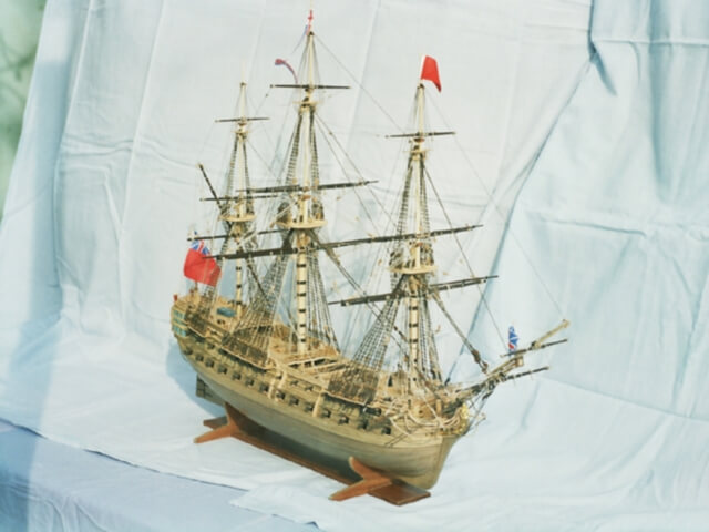 HMS Bellona, model ship