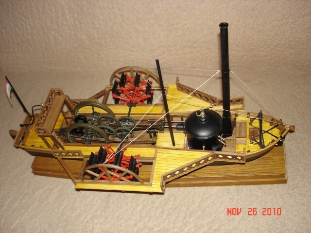 Carolina gőzös, model ship