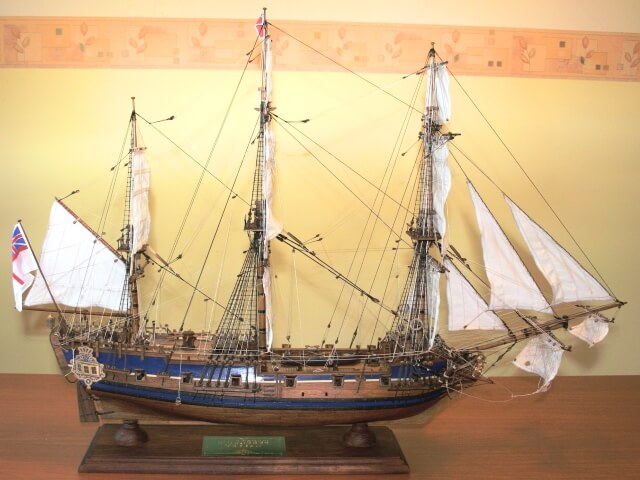 Peregrine galley, model ship