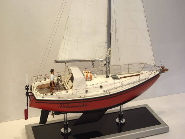 The Dutch yacht, model ship