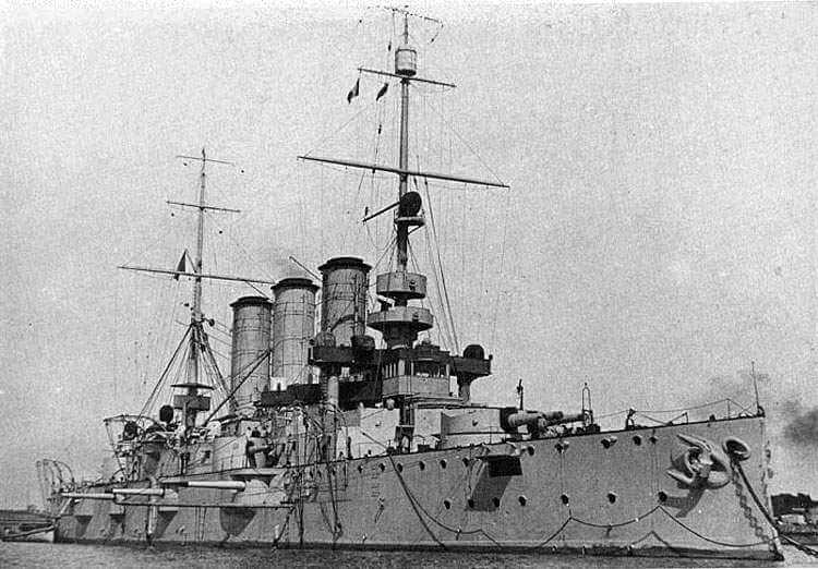 SMS ERCHERZOG FERDINAND MAX pre-dreadnought battleship 