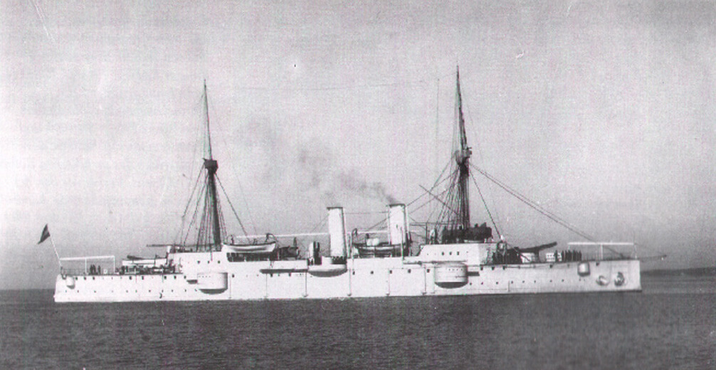 SMS KAISERIN ELISABETH protected cruiser 