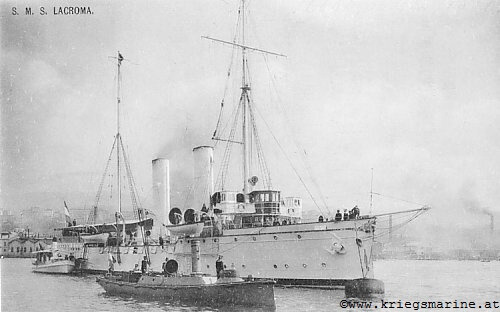 SMS LACROMA  admiralty yacht ex TIGER torpedo cruiser