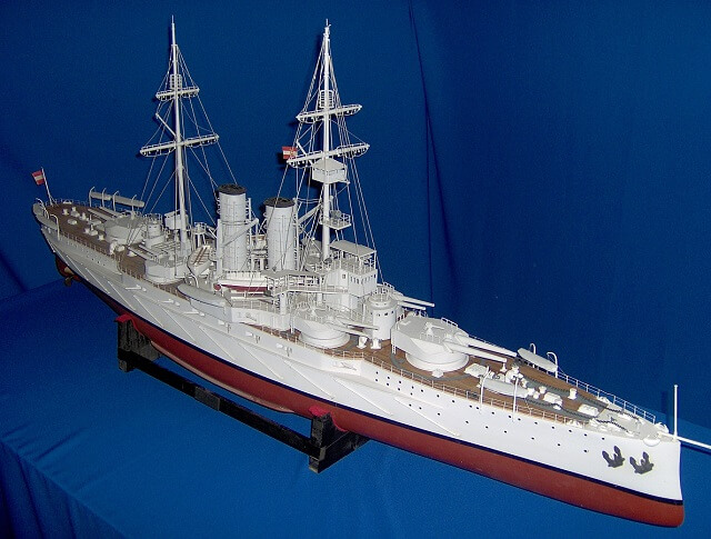 SMS Zrinyi, model ship